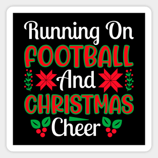 Football & Christmas Cheer Magnet